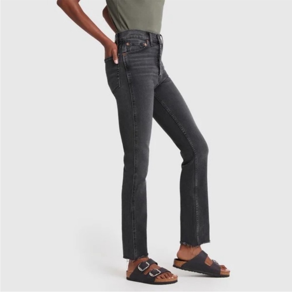 Re/Done '80s Slim Straight Jeans size 29 button fly - Picture 2 of 10